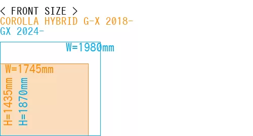 #COROLLA HYBRID G-X 2018- + GX 2024-